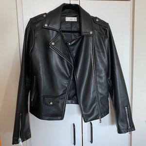 Mango Vegan Leather Jacket